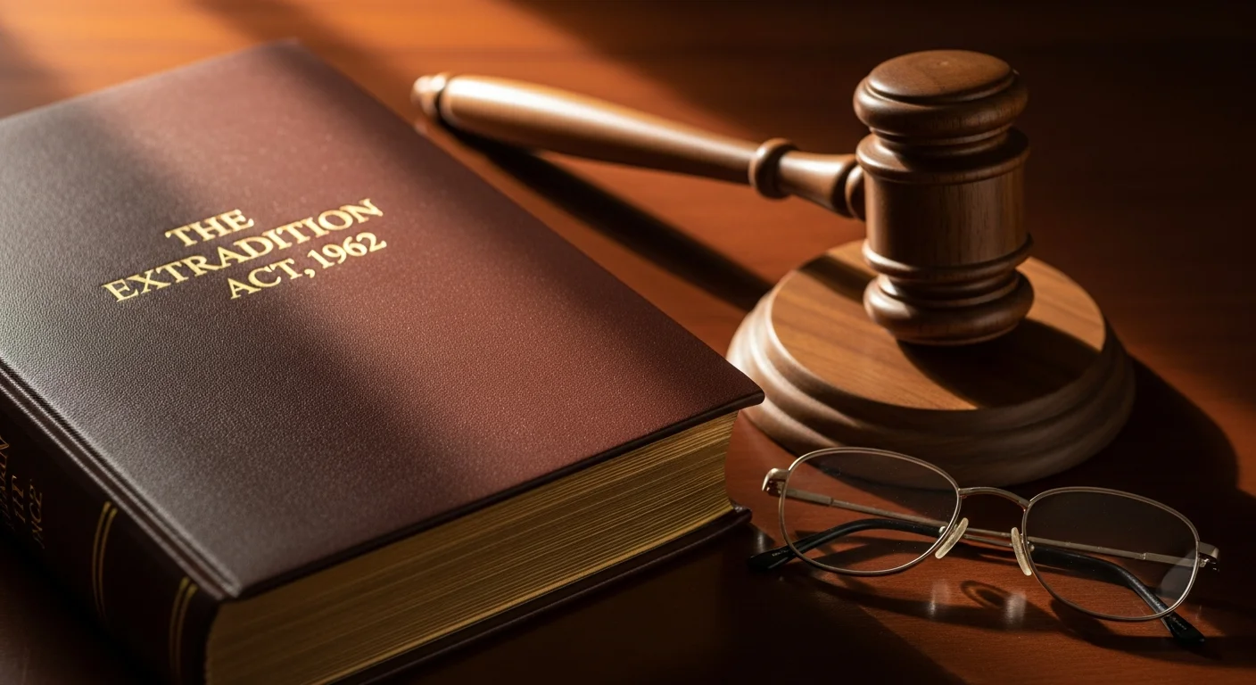 प्रत्यर्पण अधिनियम 1962: भा��त का कानून और प्रक्रिया (2026) - image 1 extradition act 1962 - image 1